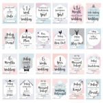 Personalised Wedding Cards For Milestone Moments (24 Pack) - Image 2