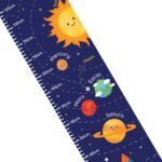 Personalised Children's Space Themed Solar System Height Chart - Image 2