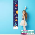 Personalised Children's Space Themed Solar System Height Chart - Image 3