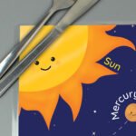 Personalised Children's Space Themed 'Solar System' Placemat - Image 2