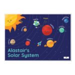 Personalised Children's Space Themed 'Solar System' Placemat - Image 4