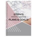 Personalised Geometric Design A5 Notebook - Image 4