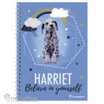 Personalised Rachael Hale 'Believe in Yourself' Dalmatian A5 Notebook - Image 5