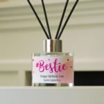 Personalised '#Bestie' Glass Reed Diffuser - Image 3