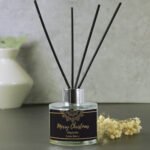 Personalised Gold Mandala Design Glass Reed Diffuser - Image 2
