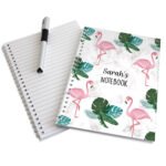 Personalised Flamingo Design A5 Notebook - Image 4