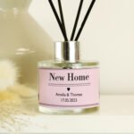 Personalised Classic Design Pink Glass Reed Diffuser - Image 4