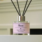 Personalised Classic Design Pink Glass Reed Diffuser - Image 5