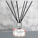 Personalised Floral Sentimental Design Glass Reed Diffuser - Image 4