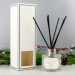 Personalised 'It's The Most Wonderful Time of The Year' Christmas Glass Reed Diffuser - Image 2