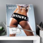 Personalised 'Hot Chicks' Desk Calendar