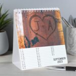 Personalised 'You and Me' Couples Desk Calendar - Image 3