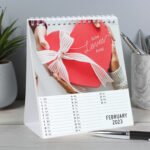 Personalised 'You and Me' Couples Desk Calendar - Image 4