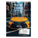 Personalised New York A4 Wall Calendar - Image 6