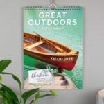 Personalised 'Great Outdoors' A4 Wall Calendar