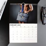 Personalised 'Hot Hunks' A4 Wall Calendar - Image 4
