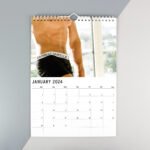 Personalised 'Hot Hunks' A4 Wall Calendar - Image 5