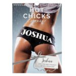 Personalised 'Hot Chicks' A4 Wall Calendar - Image 6