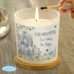 Personalised Me to You Bees Design Scented Frosted Glass Jar Candle - Image 3