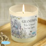 Personalised Me to You Bees Design Scented Frosted Glass Jar Candle - Image 4