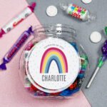 Personalised Rainbow Design Sweet Jar - Image 4