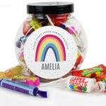 Personalised Rainbow Design Sweet Jar - Image 5