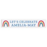 Personalised Any Message Rainbow Design Banner - Image 4