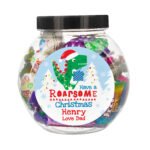 Personalised Children's Dinosaur 'Have a Roarsome Christmas' Sweet Jar - Image 5