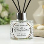 Personalised Any Message Opulent Design Glass Reed Diffuser