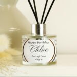 Personalised Any Message Opulent Design Glass Reed Diffuser - Image 5