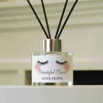Personalised Eyelashes Design Glass Reed Diffuser - Image 3