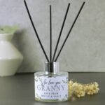 Personalised Any Message Botanical Design Glass Reed Diffuser - Image 4