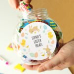 Personalised Any Message Easter Themed Sweet Jar - Image 2