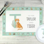 Personalised Children's Animal Alphabet Design Placemat - Image 2
