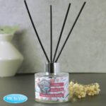 Personalised Me to You Any Message Floral Design Glass Reed Diffuser - Image 2