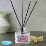 Personalised Me to You Any Message Floral Design Glass Reed Diffuser - Image 3