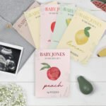 Personalised Bump To Baby Pregnancy Milestone Cards (36 Pack)