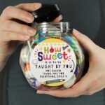 Personalised 'How Sweet It Is To Be Taught By You' Sweet Jar - Image 2