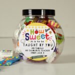 Personalised 'How Sweet It Is To Be Taught By You' Sweet Jar - Image 3