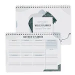 Personalised Abstract Design A4 Desk Weekly Planner - Image 6