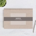 Personalised 'Study Notes' A4 Desk Planner
