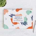 Personalised Name Only Tropical Design A4 Desk Planner