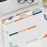 Personalised Name Only Tropical Design A4 Desk Planner - Image 2