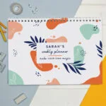 Personalised Name Only Tropical Design A4 Desk Planner - Image 3