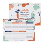 Personalised Name Only Tropical Design A4 Desk Planner - Image 5