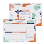Personalised Name Only Tropical Design A4 Desk Planner - Image 5