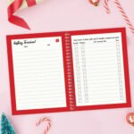 Personalised Name Only A5 'Merry Little Christmas Planner' - Image 4
