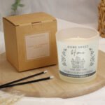 Personalised 'Home Sweet Home' Scented Frosted Glass Jar Candle - Image 2
