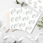 Personalised Botanical Design Any Message Sticker Set (24 Pack) - Image 2