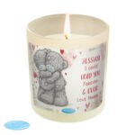 Personalised Me to You Love Forever Scented Frosted Glass Jar Candle - Image 6